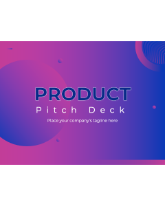 Product Pitch PPT Slide 1