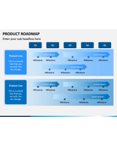 Product Roadmap PPT Slide 1