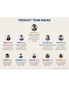 Product Team Squad PPT Slide 1