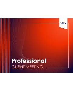 Professional Client Meeting PPT Thumbnail