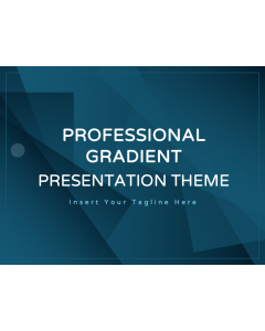 Professional Gradient Theme for PowerPoint and Google Slides