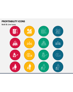 Profitability Icons PPT Slide 1