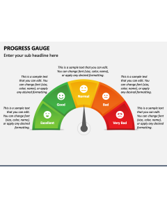 Progress Gauge PPT Slide 1