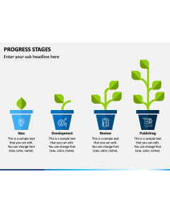 Progress Stages PPT Slide 1