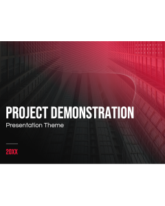 Project Demonstration Theme PPT Thumbnail