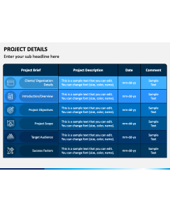Project Details PPT Slide 1