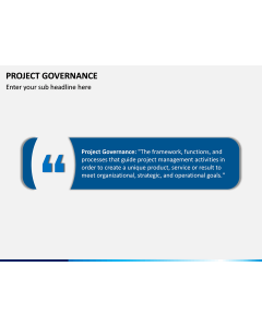 Project Governance PPT slide 1