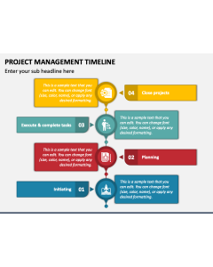 Project Management Timeline PPT Slide 1