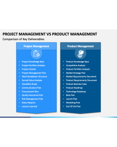 Project Management vs Product Management PPT Slide 1