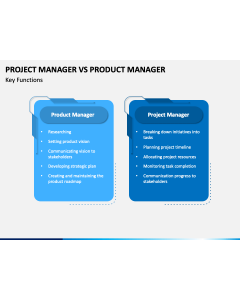 Project Manager vs Product Manager PPT Slide 1
