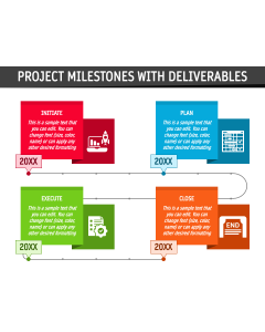 Project Milestones with Deliverables PPT Slide 1
