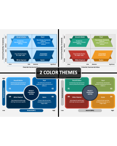 Project Portfolio Matrix PPT Cover Slide