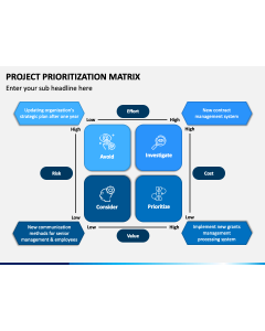 Project Prioritization Matrix PPT Slide 1
