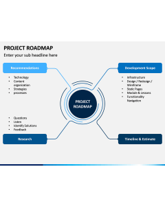 Project Roadmap PPT Slide 1