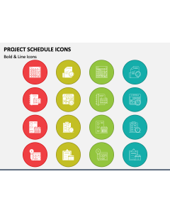 Project Schedule Icons PPT Slide 1