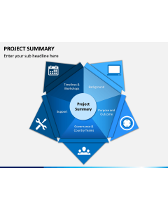 Project Summary Free PPT slide 1
