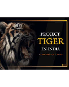 Project Tiger in India PPT Slide 1