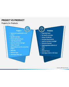 Project vs Product PPT Slide 1
