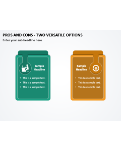 Pros and Cons - Two Versatile Options PPT Thumbnail