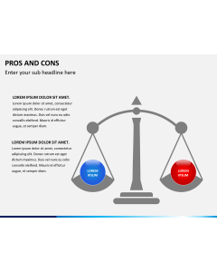 Pros and Cons PPT slide 1