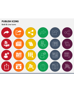 Publish Icons PPT Slide 2