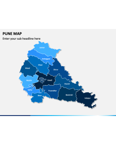 Pune Map PPT Slide 1