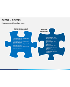 Puzzle - 2 Pieces PPT Slide 1