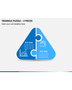 Triangle Puzzle – 2 Pieces PPT Slide 1