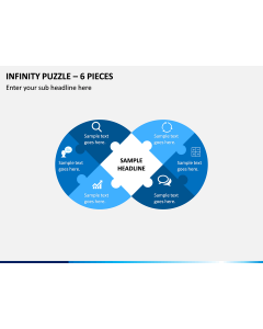 Infinity Puzzle – 6 Pieces PPT Slide 1