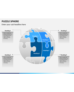 Puzzle sphere PPT slide 1