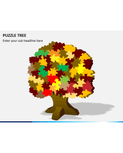 Puzzle tree PPT slide 1