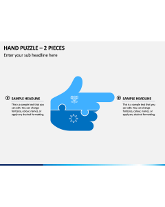 Hand Puzzle – 2 Pieces PPT Slide 1