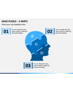 Head Puzzle – 3 Parts PPT Slide 1