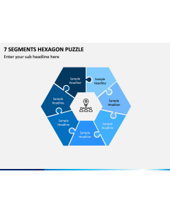 7 Segments Hexagon Puzzle PPT Slide 1
