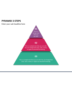 Pyramid 3 Steps Slide 1