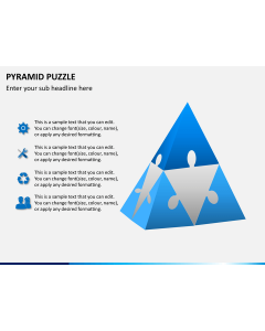 Pyramid puzzle PPT slide 1