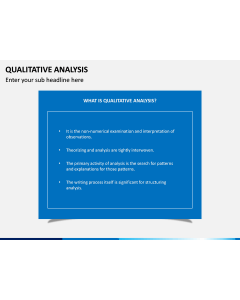 Qualitative Analysis PPT Slide 1