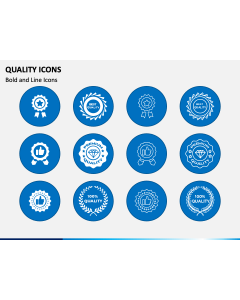 Quality Icons PPT Slide 1