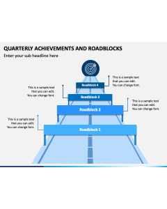 Quarterly Achievements and Roadblocks Slide 1