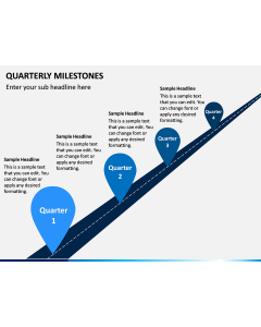 Quarterly Milestone PPT Slide 1