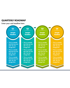 Quarterly Roadmap PPT Slide 1