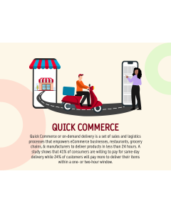 Quick Commerce PPT Slide 1