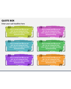 Quote Box PPT Slide 1