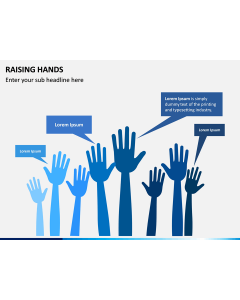 Raising Hands PPT Slide 1