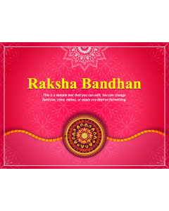 Raksha Bandhan Free PPT Slide 1