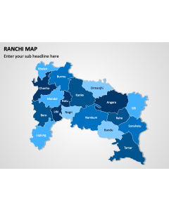 Ranchi Map PPT Thumbnail