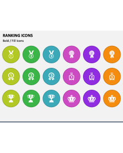 Ranking Icons PPT Slide 3