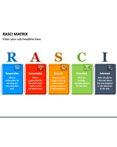 RASCI Matrix PowerPoint Slide 1
