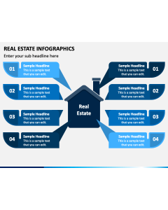 Real Estate Infographics PPT Slide 1