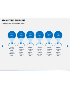 Recruiting Timeline PPT Slide 1